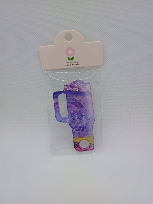 Tumbler topper-purple