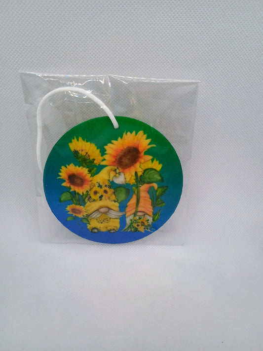 Air Freshener-sunflower gnome