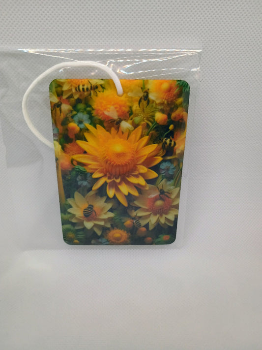 Air freshener-yellow flowers