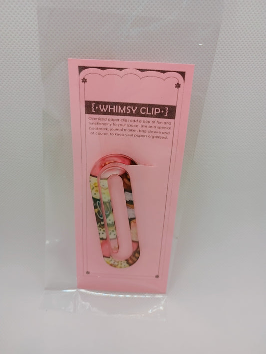 Whimsy Clip small-pink floral