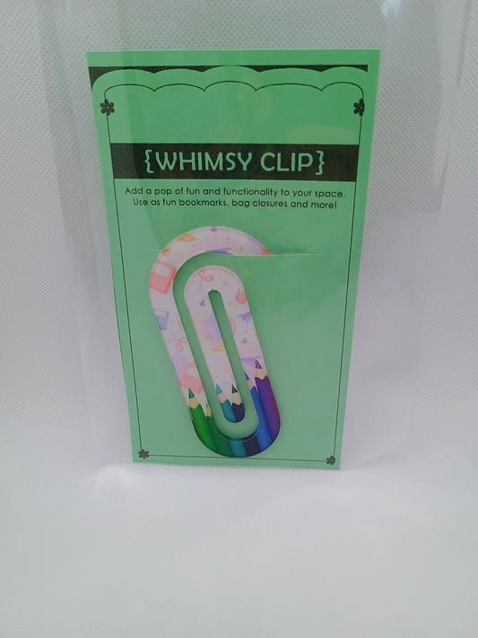 Whimsy clip large-school days