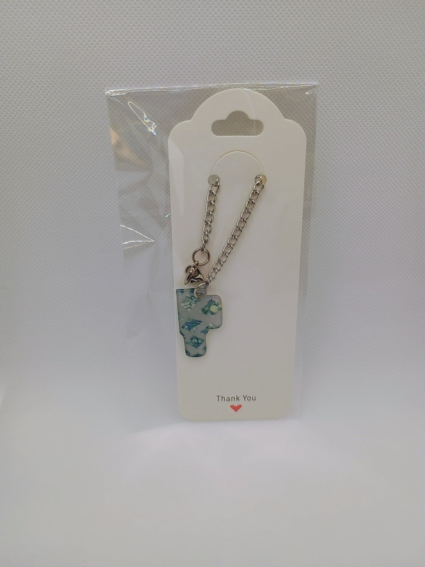 Tumbler charm- tumbler shape blue
