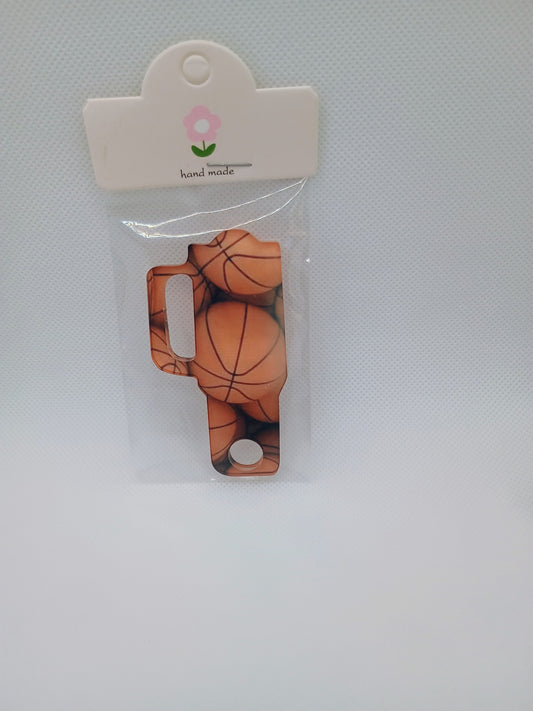 Tumbler topper-basketball