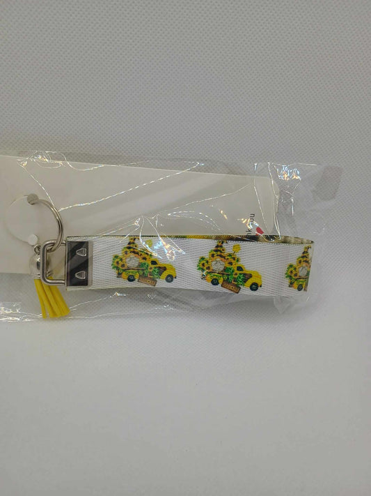 Wristlet keychain~gnomes