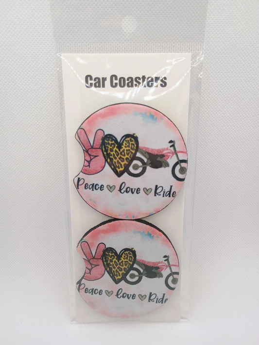 Car coasters~peace