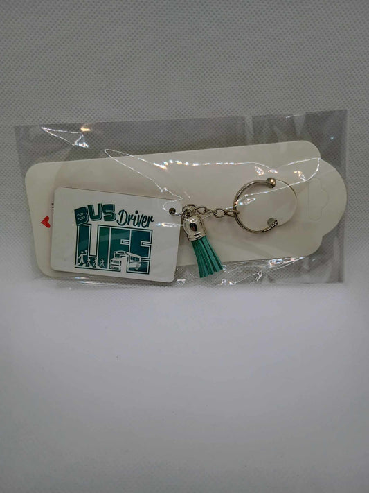 Rectangle keychain~bus driver