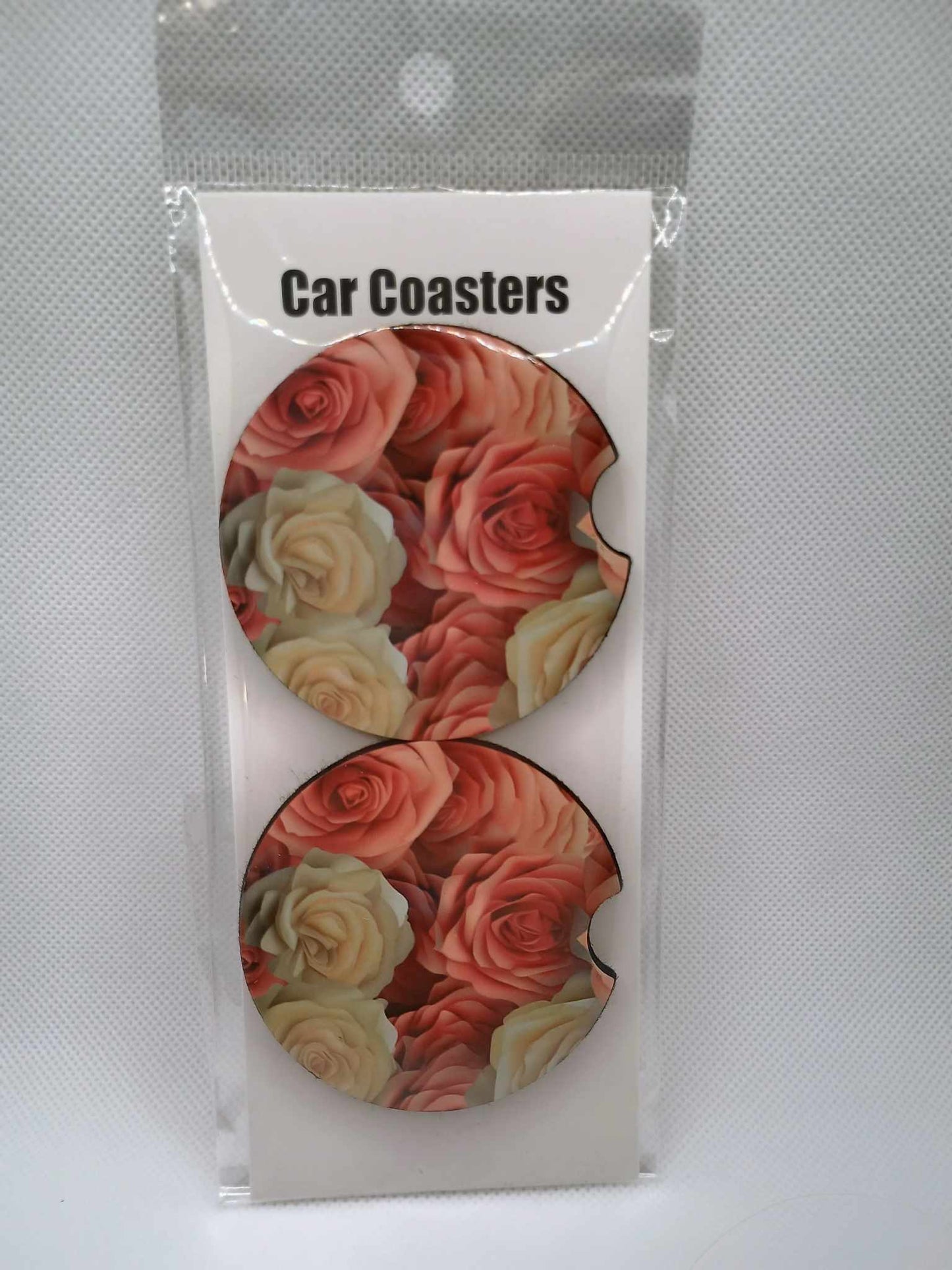 Car coasters~roses