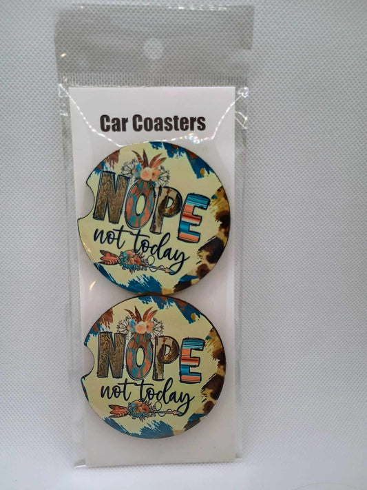 Car coasters~not today