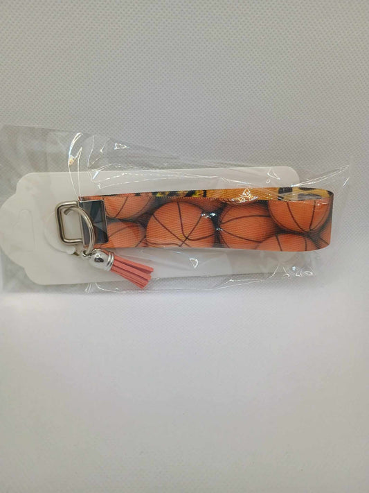 Wristlet keychain~basketball