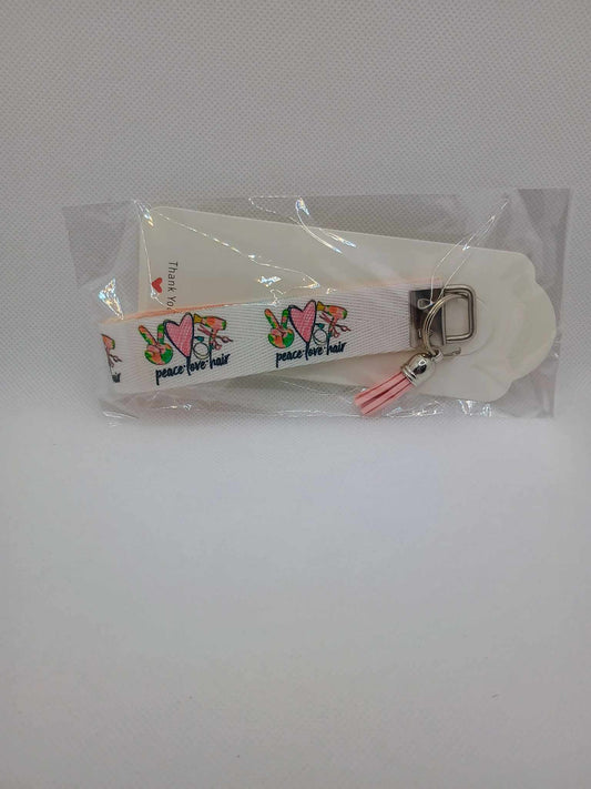 Wristlet keychain~hair