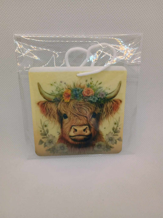 Air freshener~highland cow