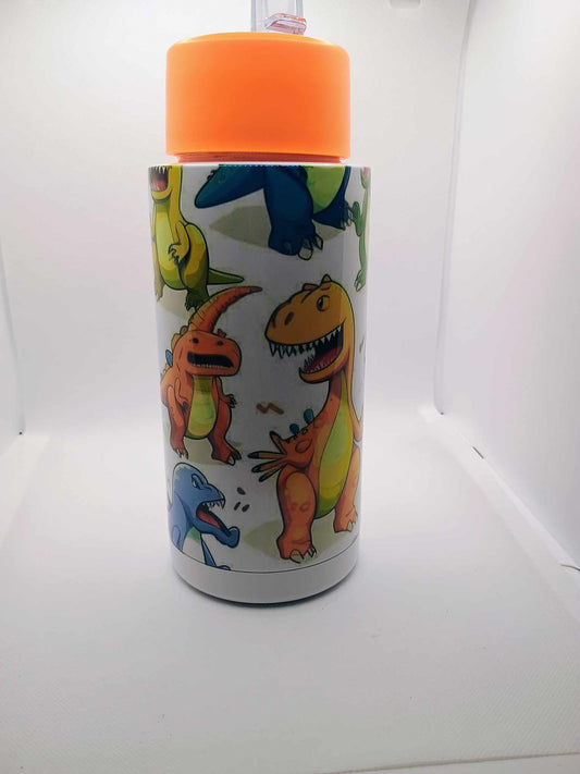 34 oz Sports water bottle~dinosaurs