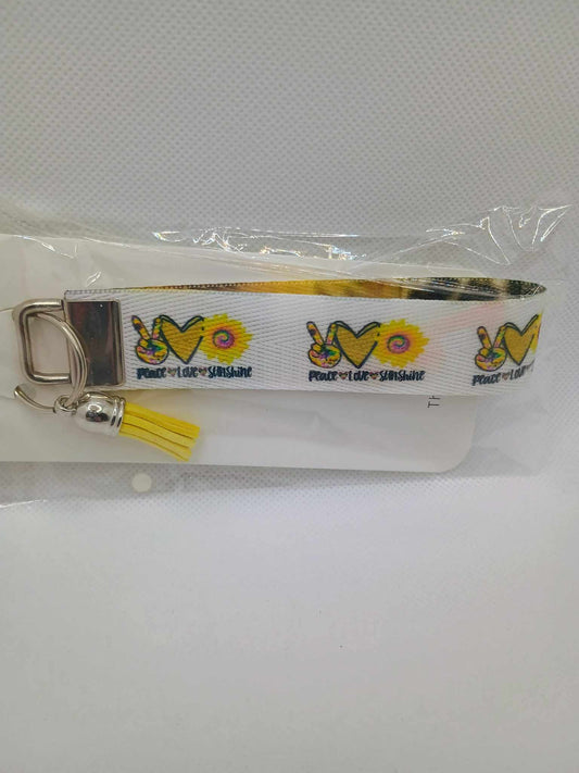 Wristlet keychain~sunshine