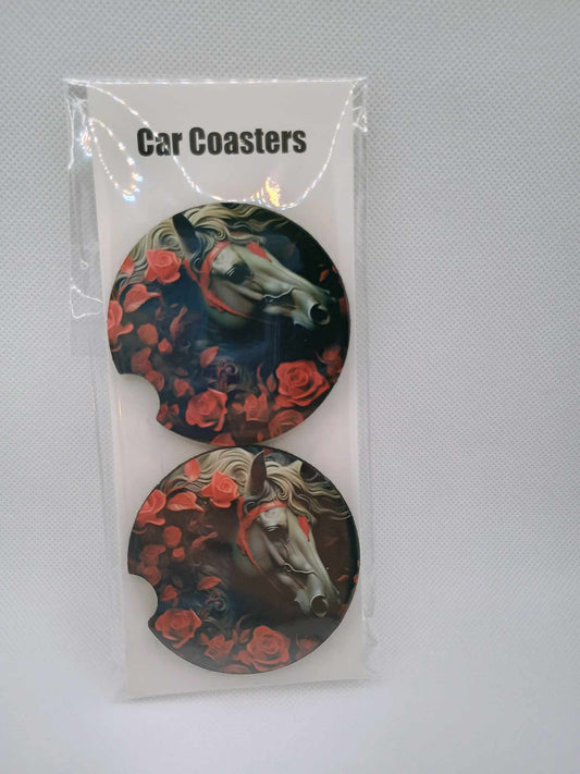 Car coasters~horse