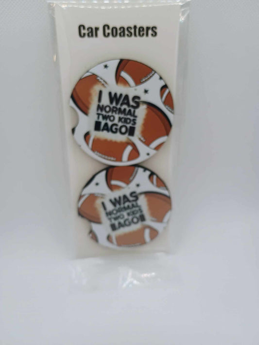 Car coasters~football