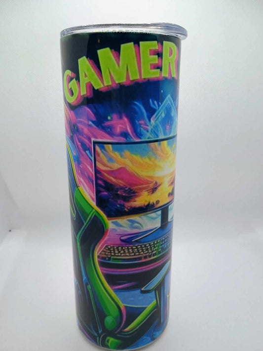 20 oz tumbler~gamer fuel