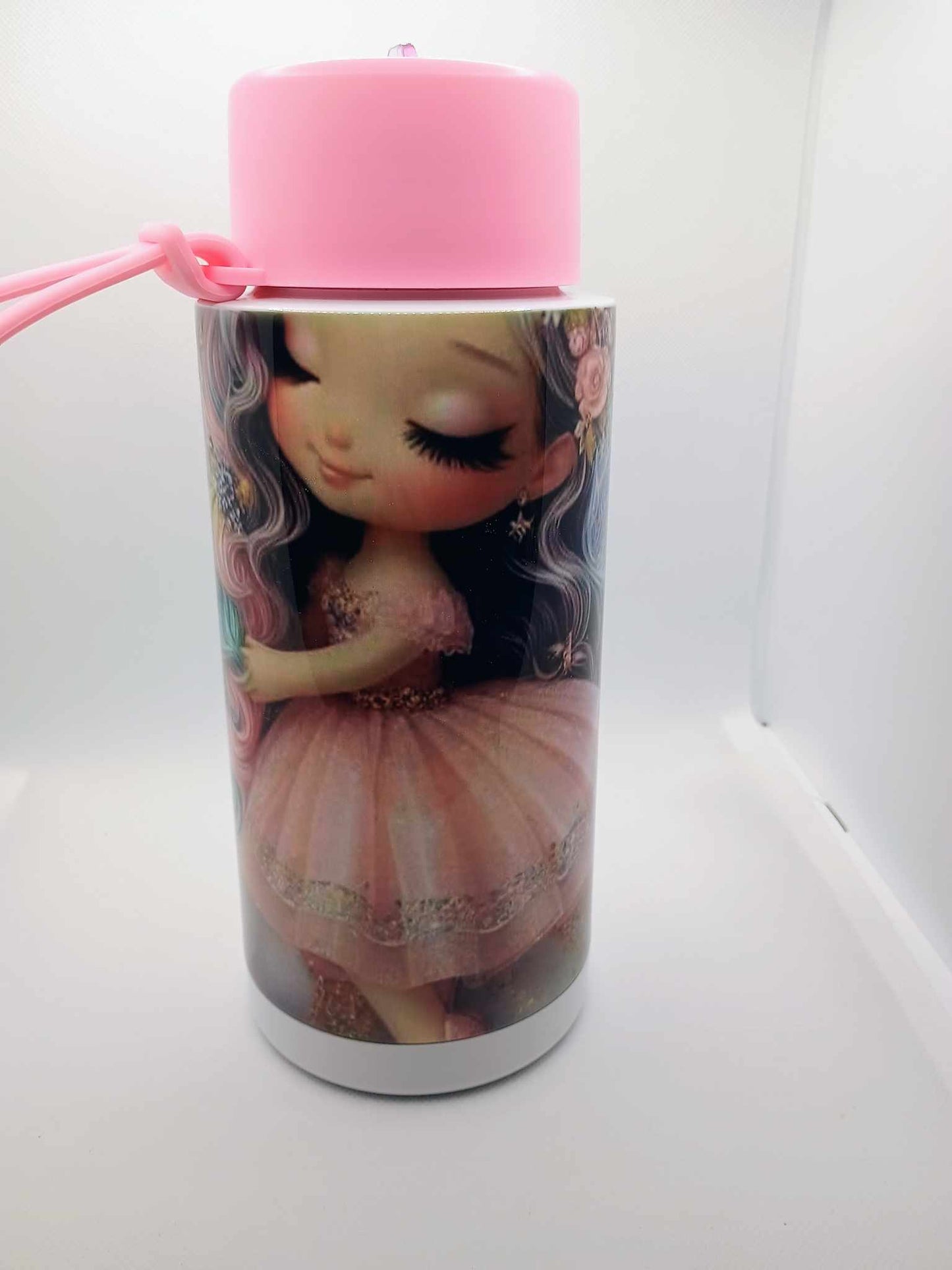34 oz Sports water bottle~pony with girl