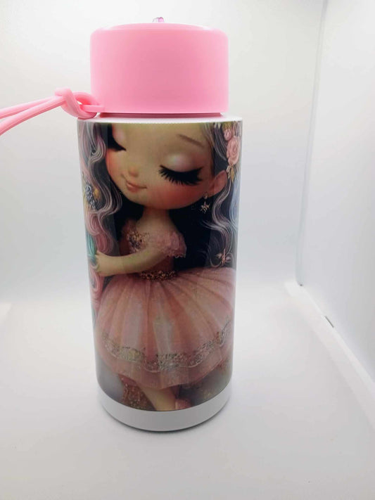 34 oz Sports water bottle~pony with girl