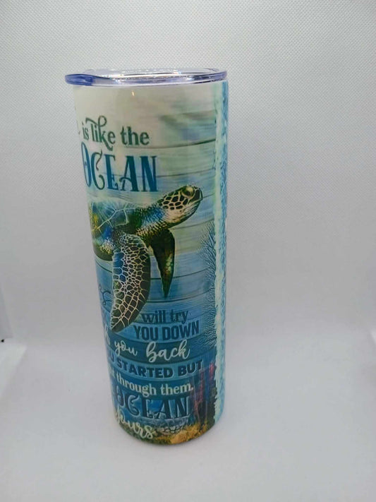 20 oz tumbler-just breath