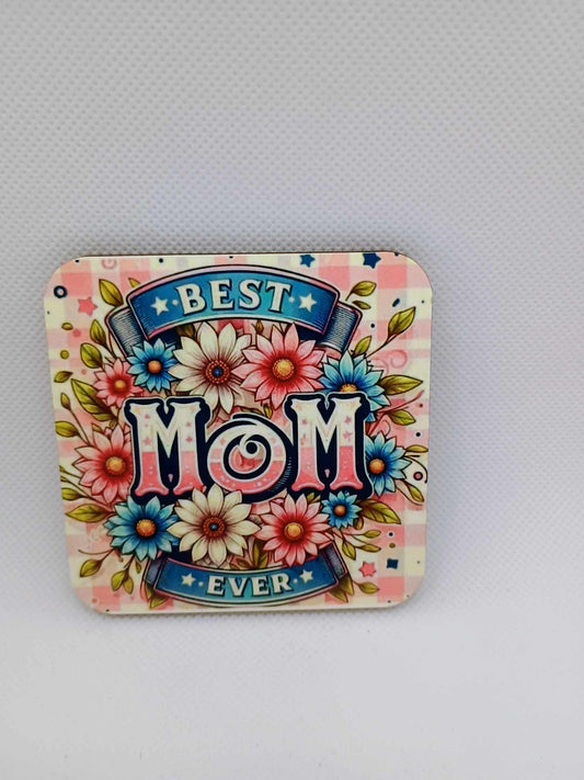 3x3 Magnet-Mom flowers