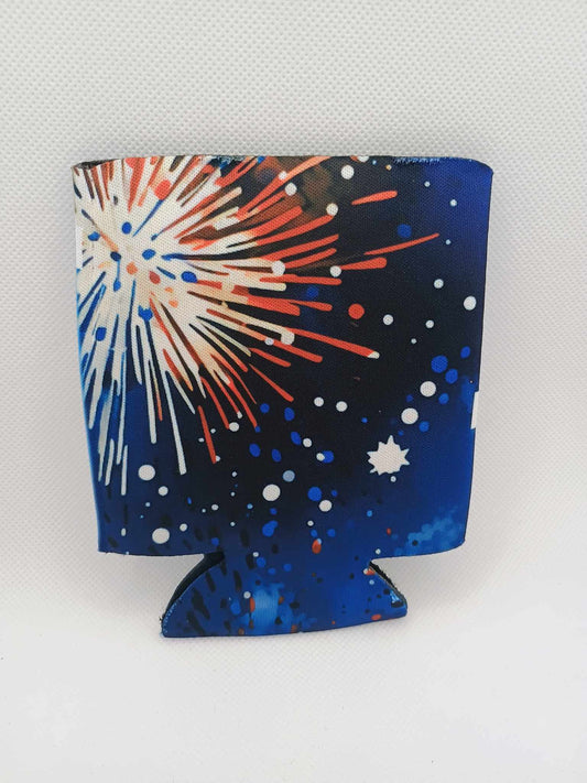 Can koozie~firworks