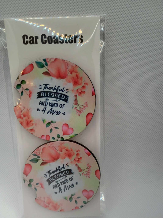Car coasters~blessed