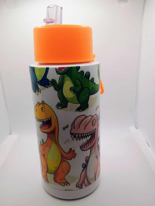 34 oz Sports water bottle~dinosaurs
