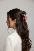 Hair clip~pink camo