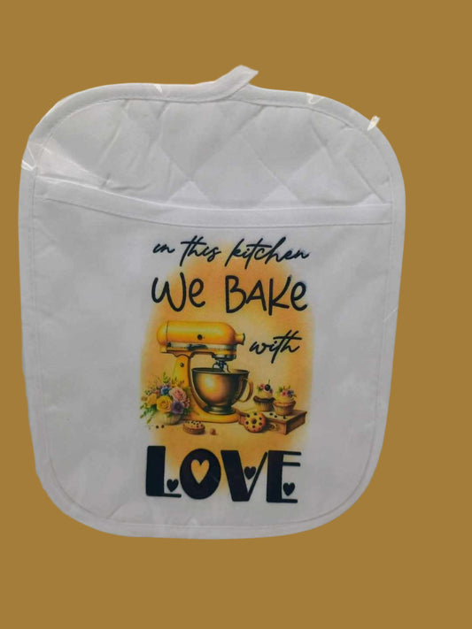 Pot holder-love