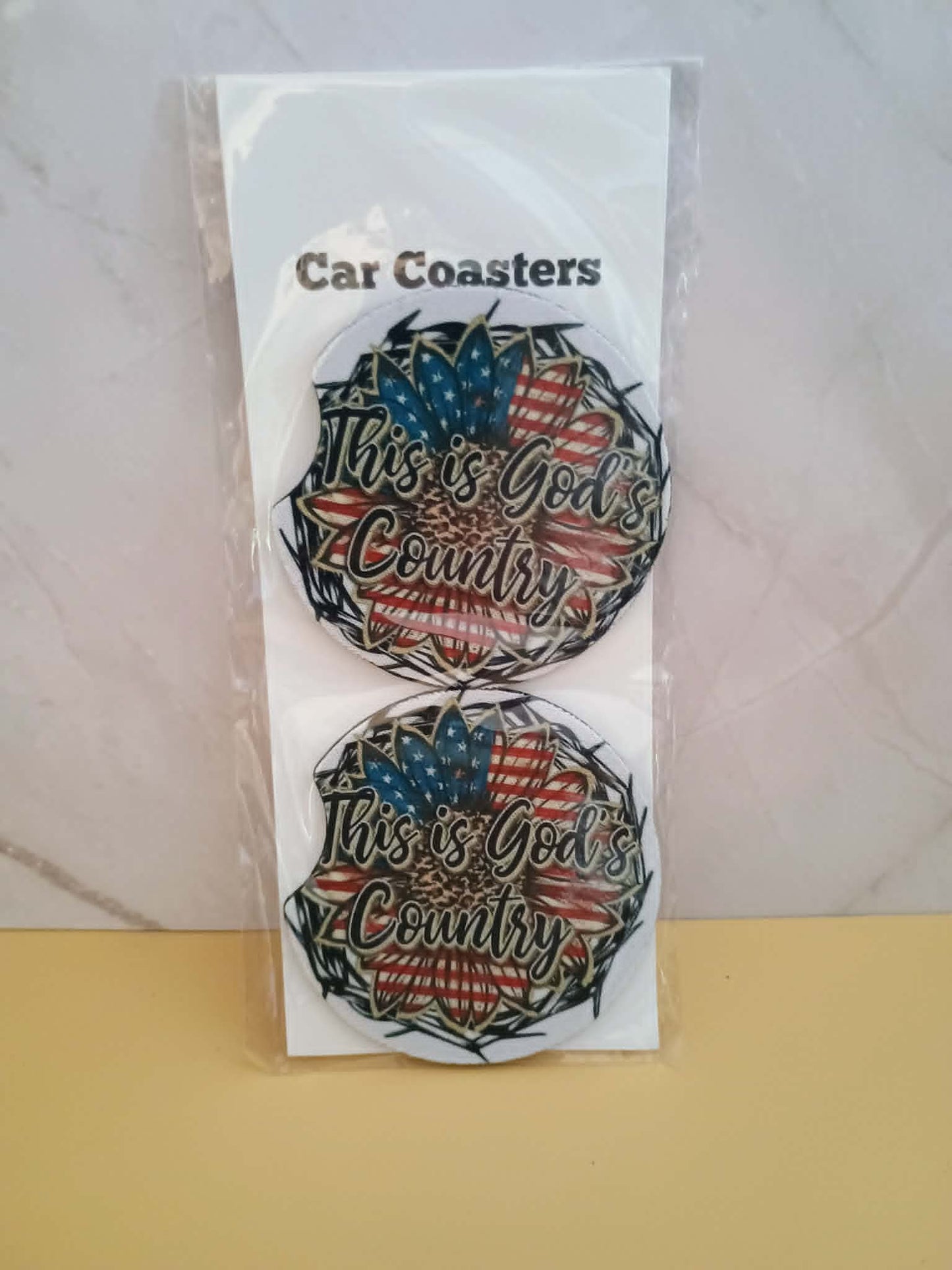 Car coasters~This is God's country