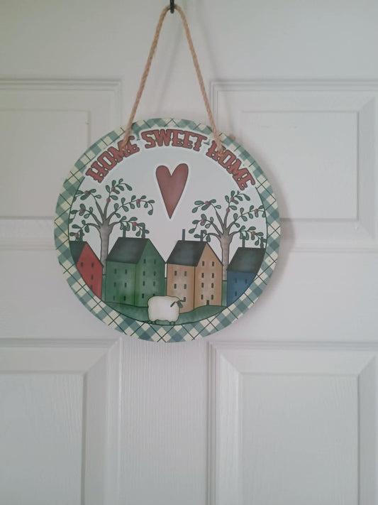Door sign~Home sweet home