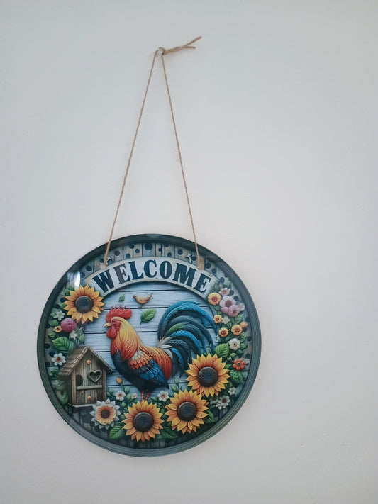 Door hanger~rooster