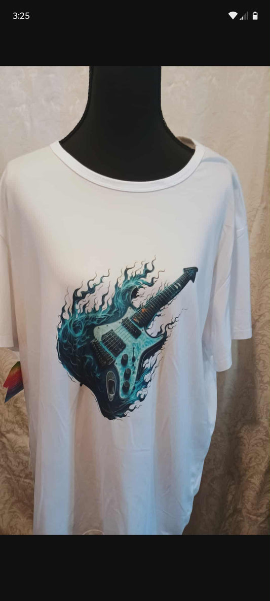 Women's t-shirt XL~Guitar
