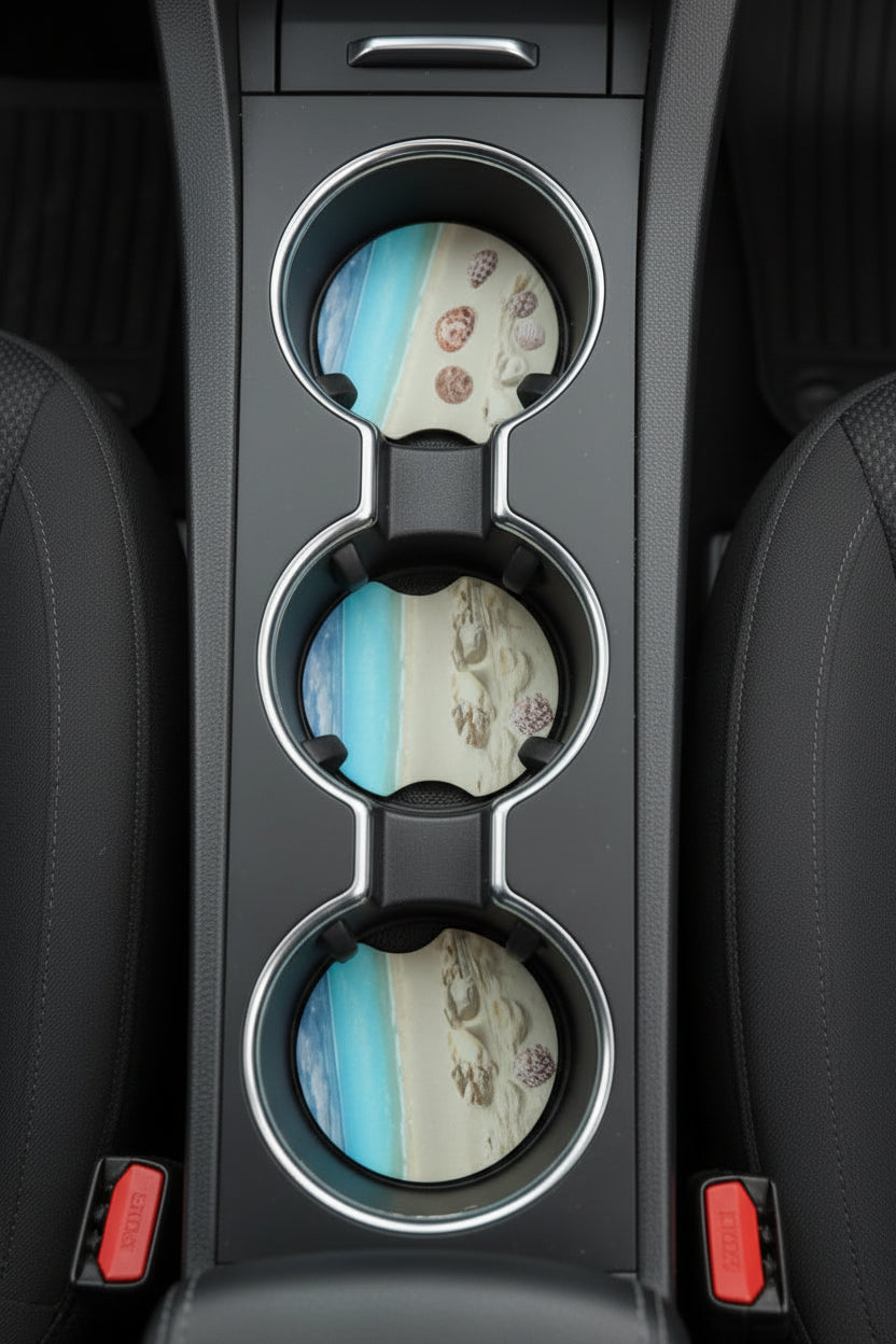 Car coasters~Beach