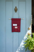Leave a note door hanging~burgundy