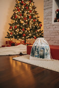 Christmas canvas bag~Blue Merry Christmas