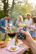 Can koozie~blue with stars