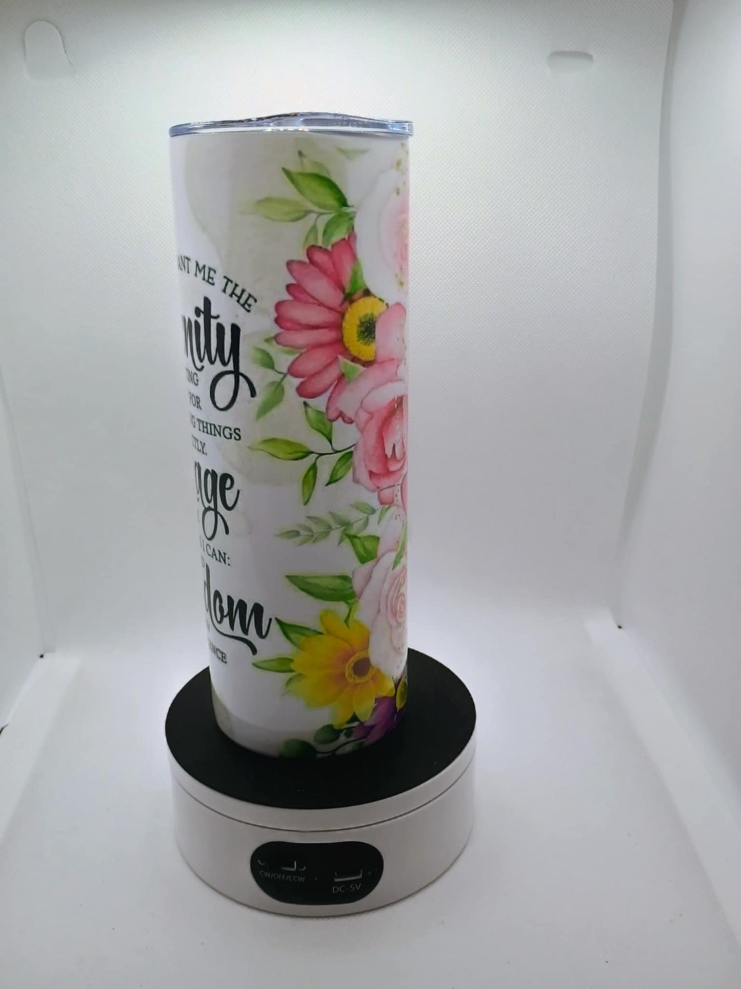 20 oz tumbler~Serenity Prayer