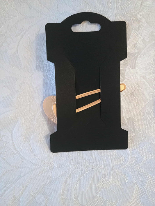 Metal Hair Barrette~yellow multi