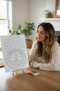 Canvas art kit~8x10 Tree