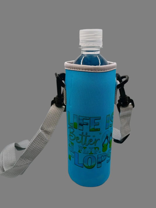 Water bottle holder~Life is better in flip flops