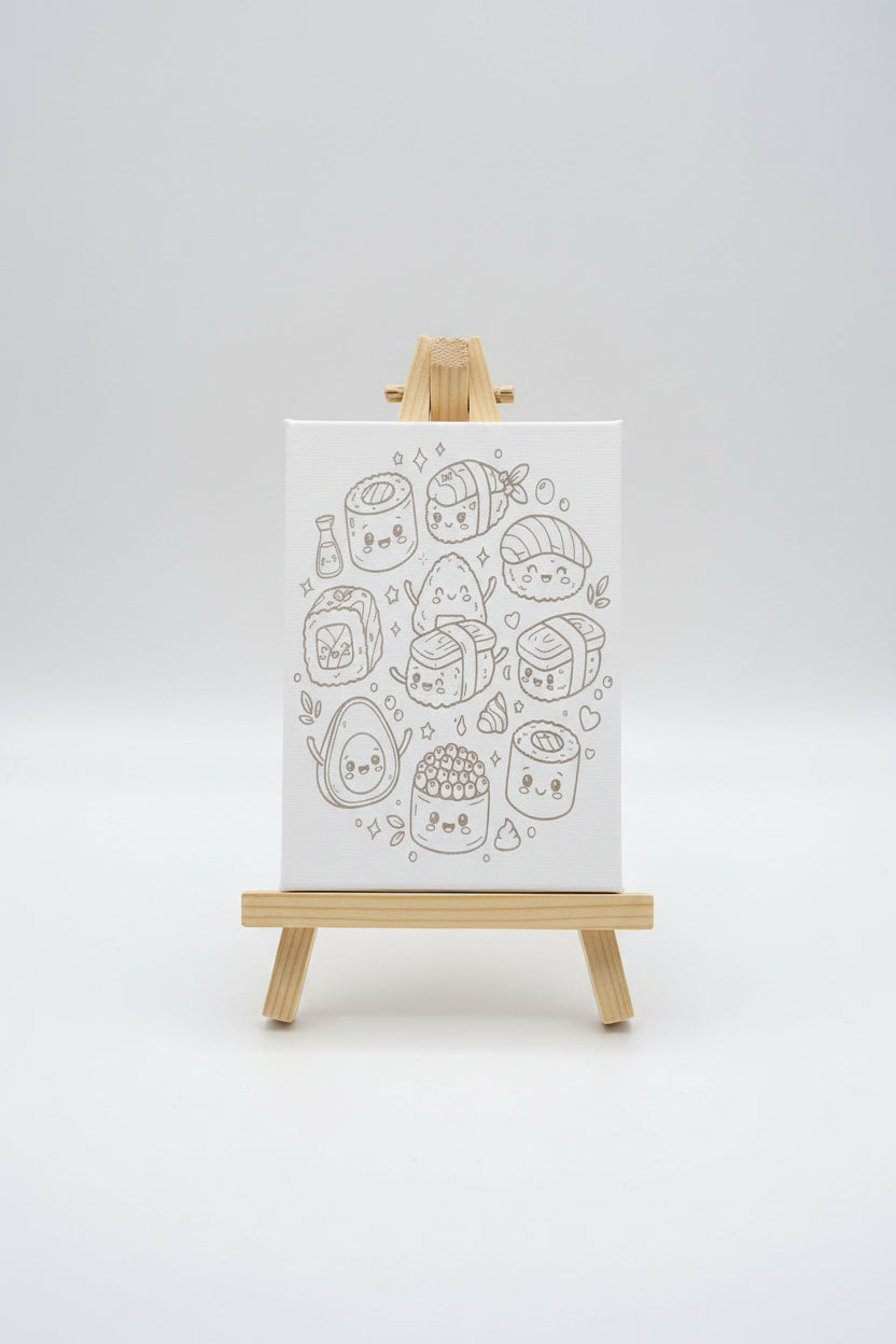 Canvas art kit~5x7~Sushi