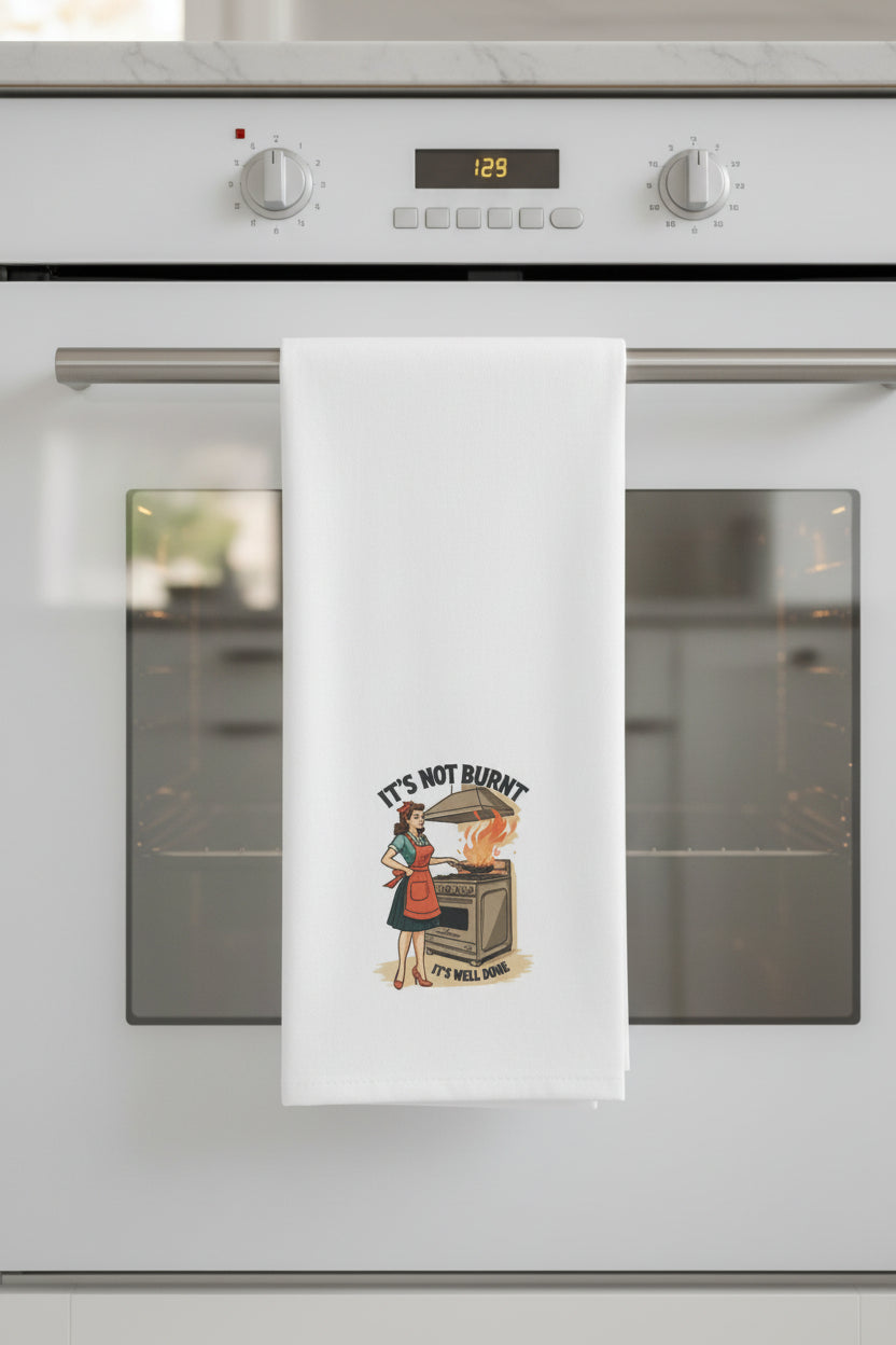 Kitchen towel~It's not burnt