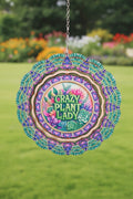 Round wind spinner~Crazy plant lady