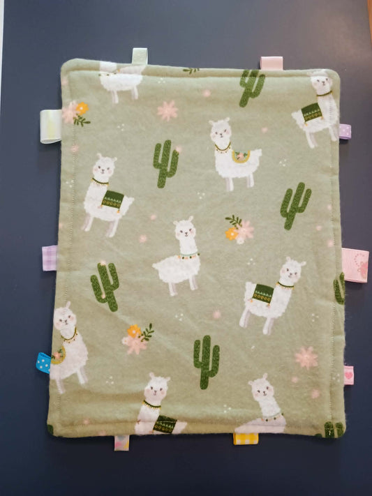Baby taggies blanket~Lama