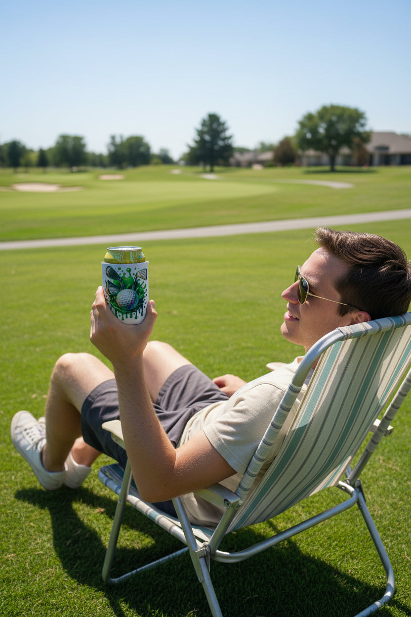 Can koozie~Golf