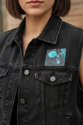 Patch~Teal with skull