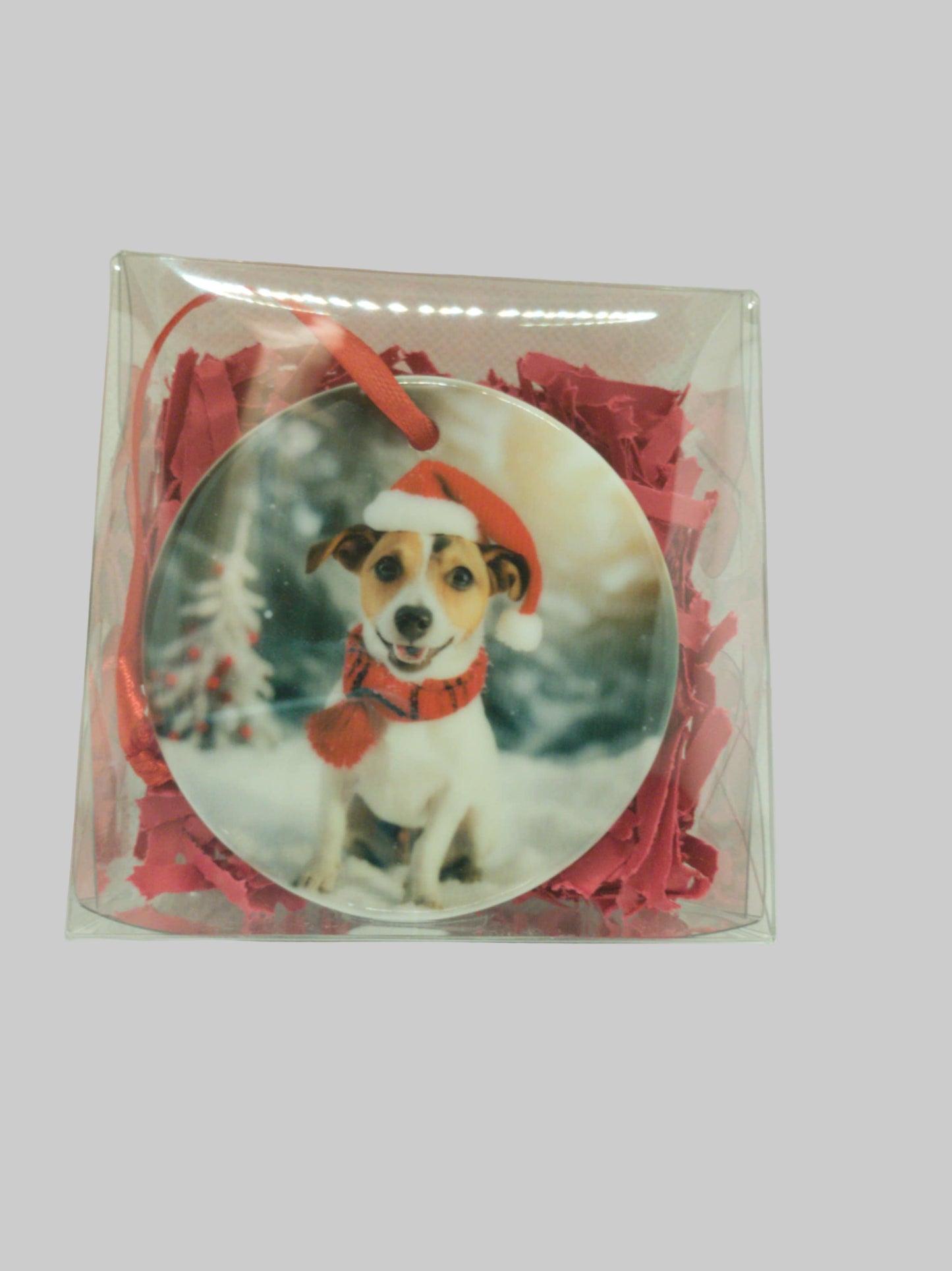 Ceramic Christmas ornament~Jack Russell