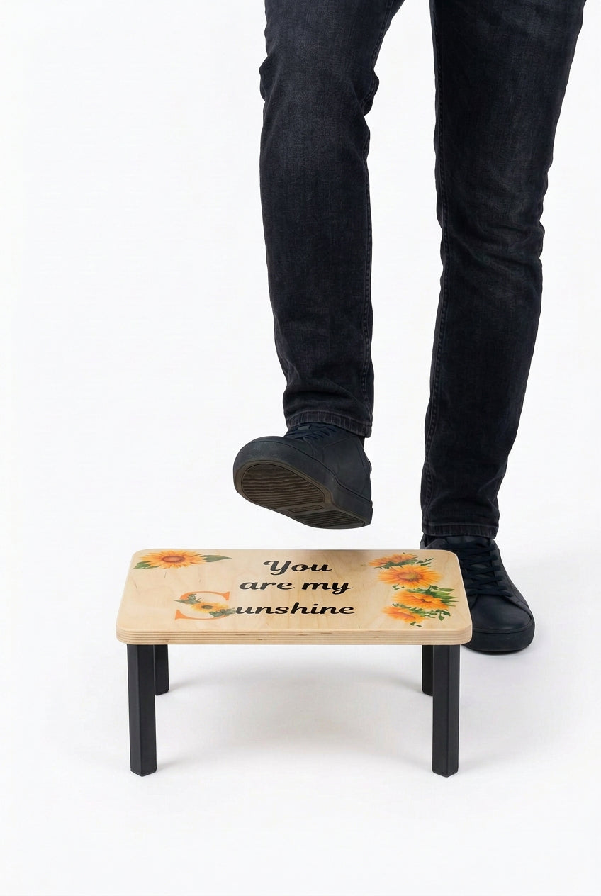 Wooden Step stool~You are my Sunshine