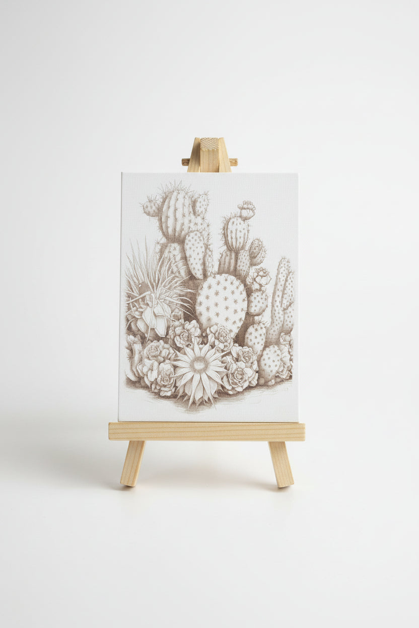 Canvas art kit~5x7~Cactus